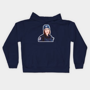 Officer Nicole Haught Kids Hoodie